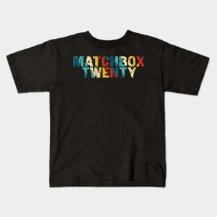 Retro Color - Matchbox Twenty Kids T-Shirt